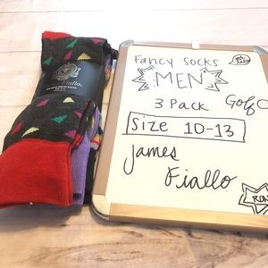 Jame Fiallo Golf Socks Fancy 🤩 10-13 Men’s